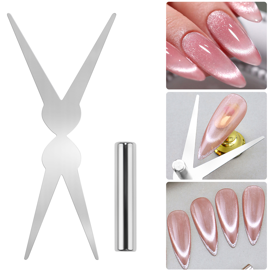 Nail Gel Polish Set - 2 stücke Cat Eye Magnet Set