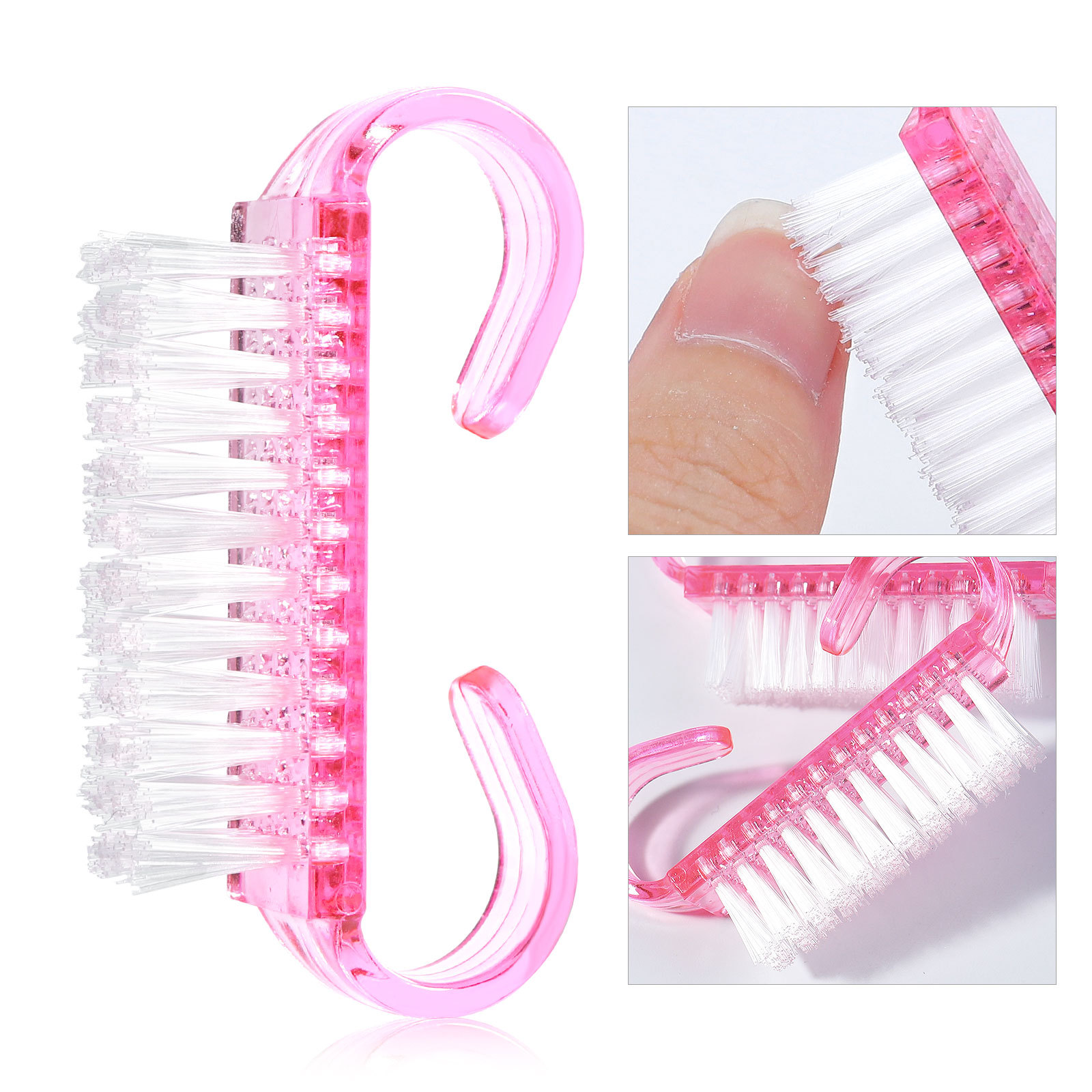 Nail Art Pink Soft - 1/5/20Pcs Acryl Nagel Pinsel Rosa Farbe