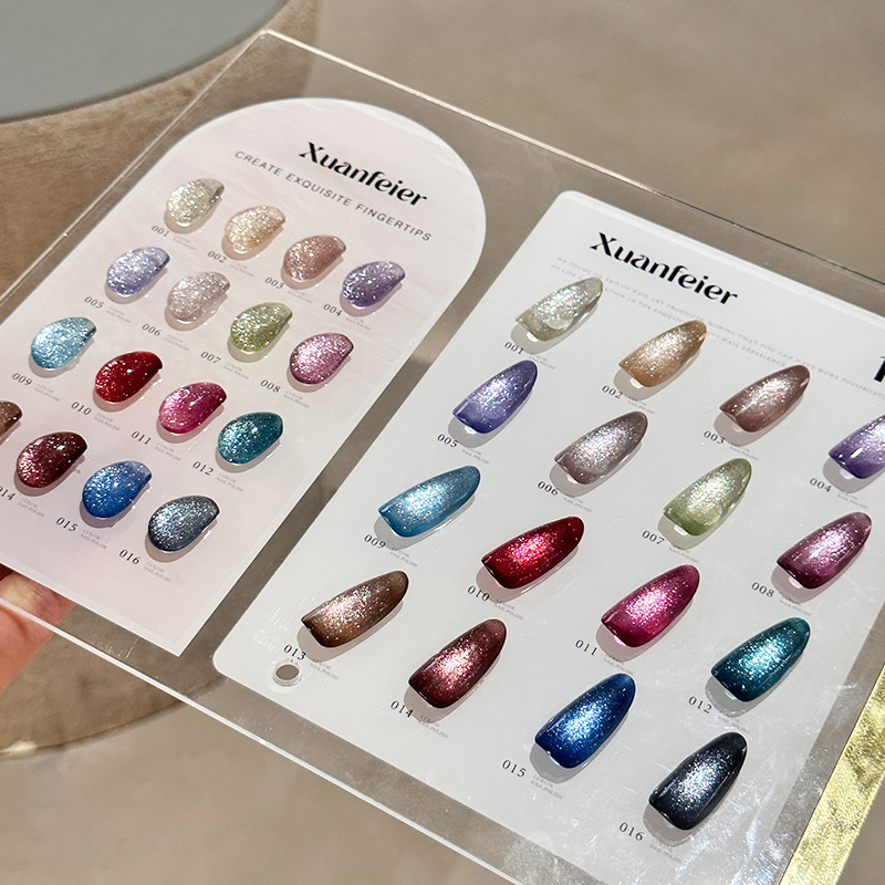 Nail Gel Polish Set - 2026 16 Farben Cat Eye Gel