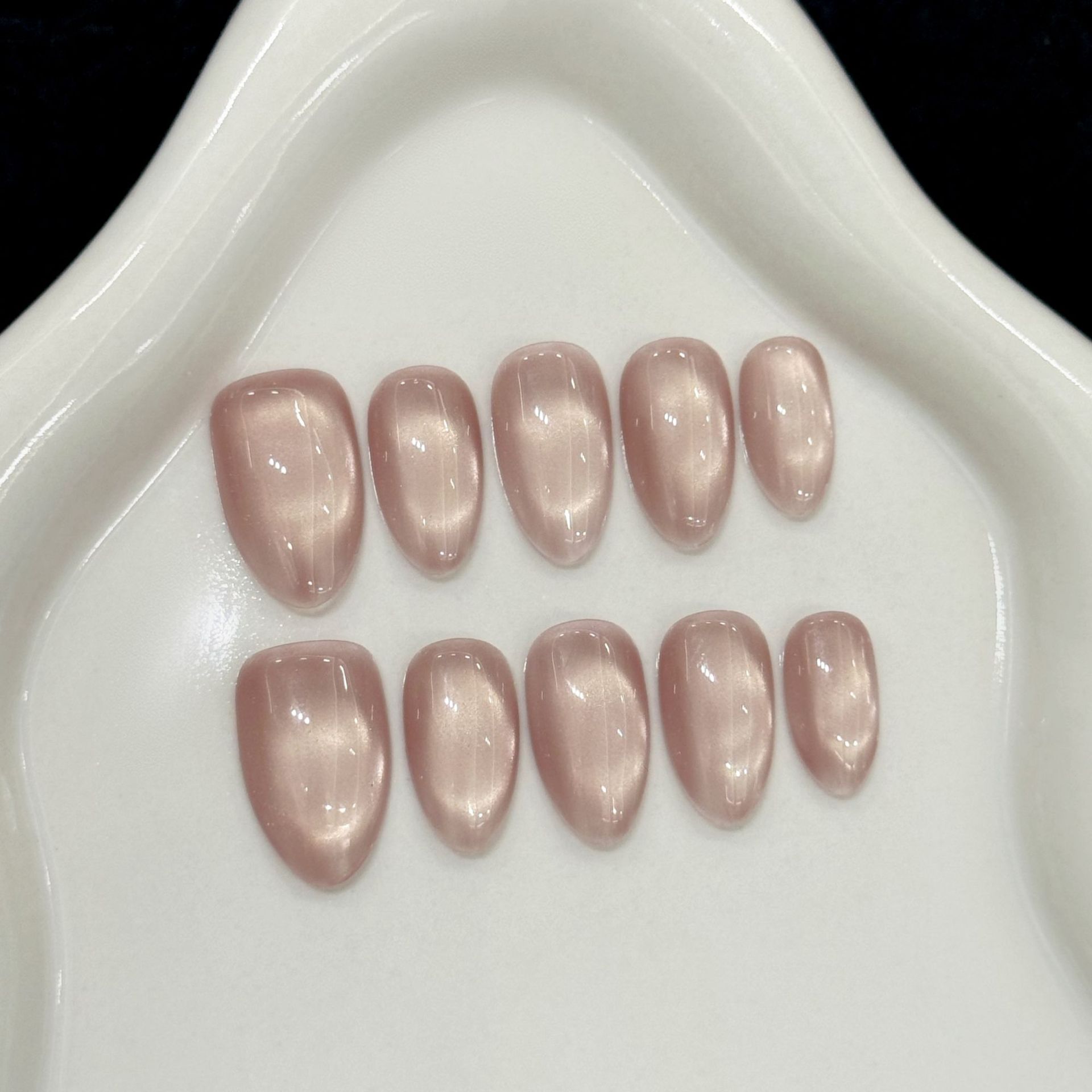 Nail Art Fake Nails - 10 stücke Handgemachte Presse Auf Nägel