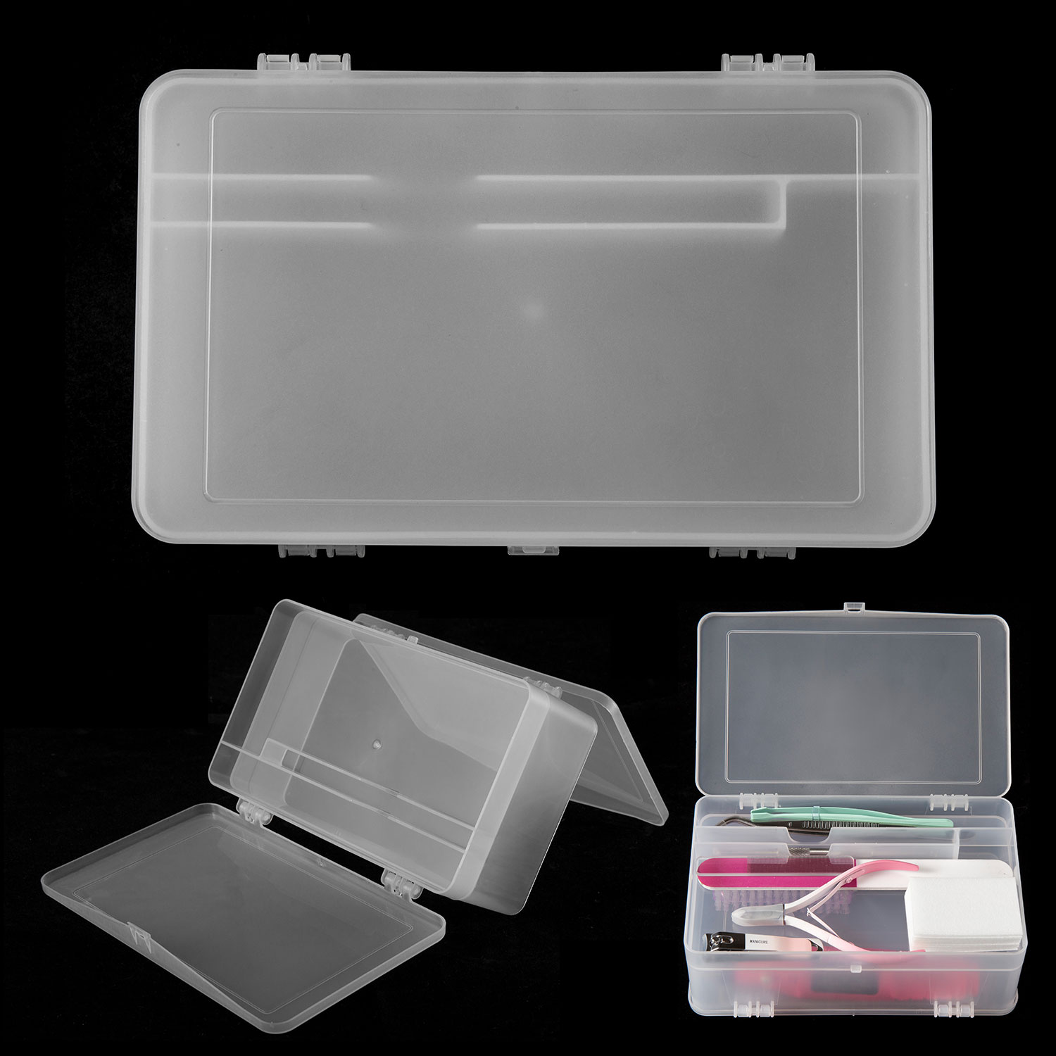 Dual-Open 2-Tier Super Kapazit – Nail Art Simple Bewertung und Preis