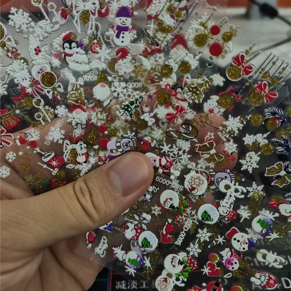 5d Glitter Weihnachten geprägt – Nail Art Xmas 2025 Bewertung und Preis