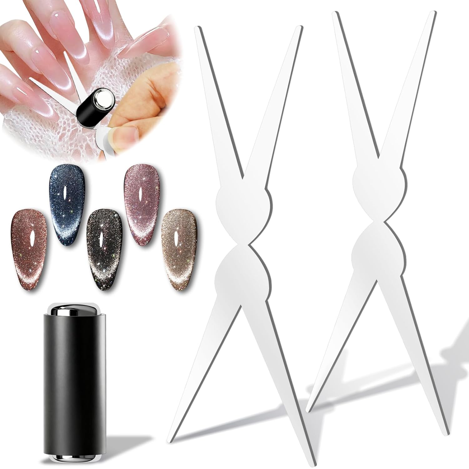 3D Doppelköpfiger Nagel-French – Nail Gel Polish Set Bewertung und Preis