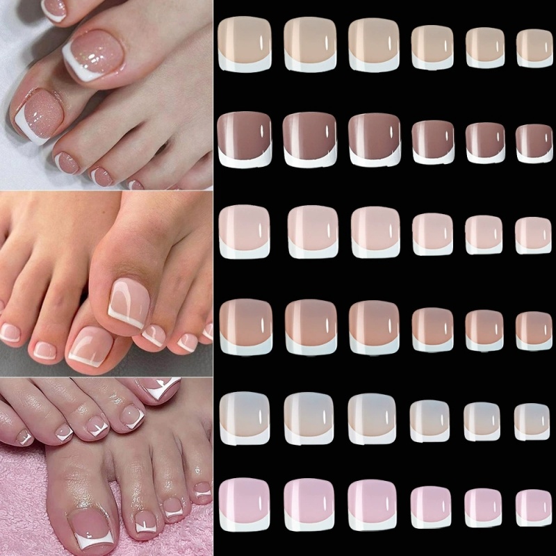 120 Stück quadratische French- – Nail Art Fake Nails Bewertung und Preis