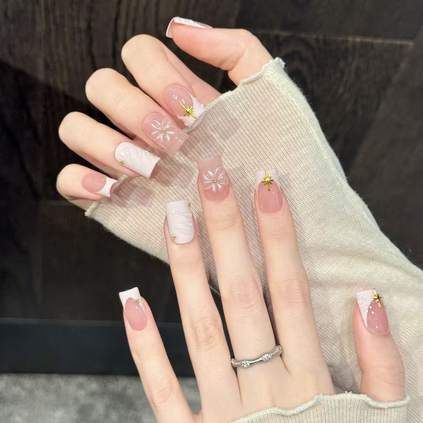 10 Stück handgemachte Nägel in – Nail Art Pink Soft Bewertung und Preis