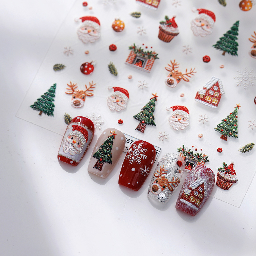 Niedliche Weihnachts-Nagelaufk – Nail Art Xmas Tree Bewertung und Preis