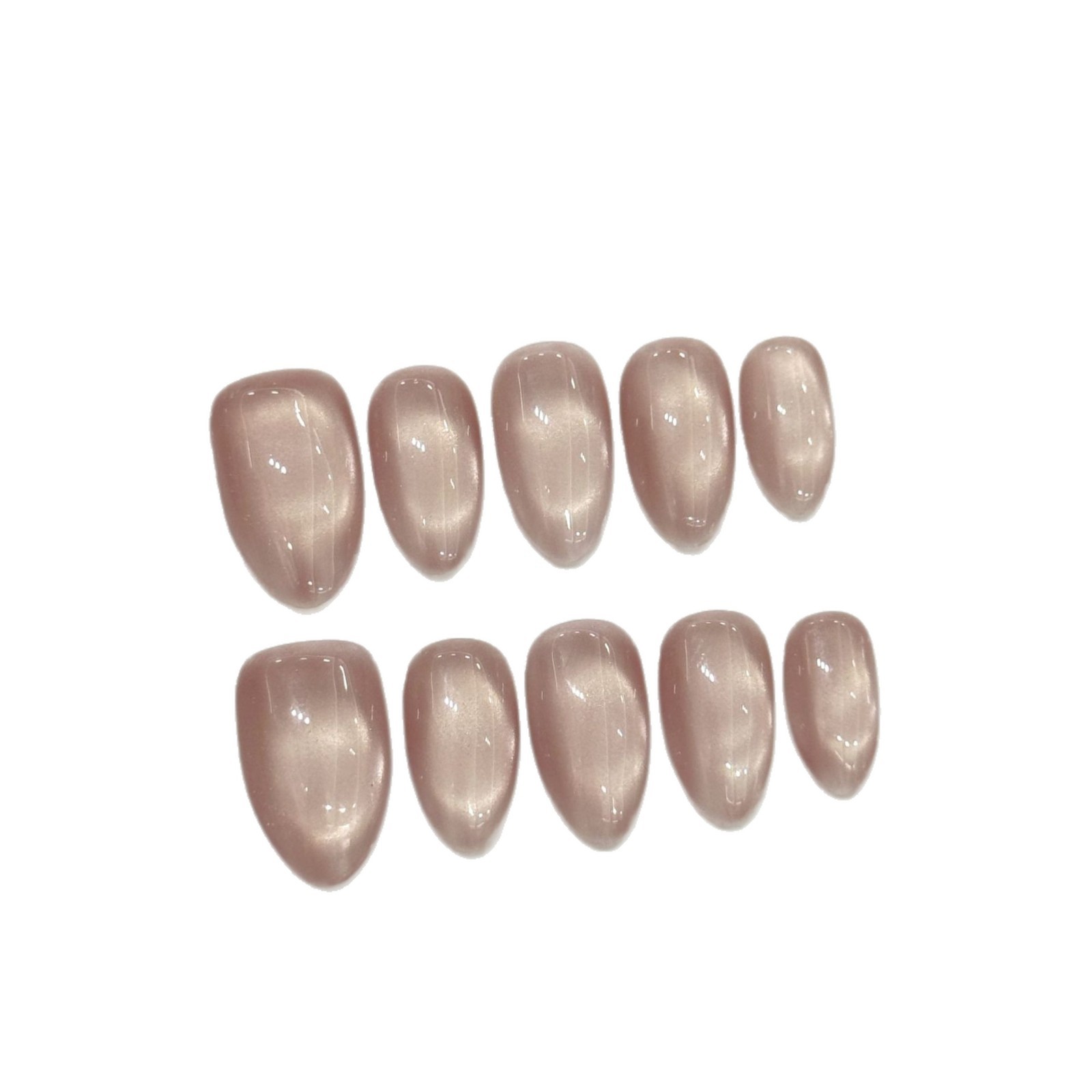 10 stücke Handgemachte Presse  – Nail Art Fake Nails Bewertung und Preis