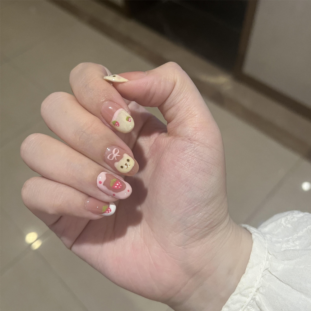 10 Stück Mandelförmige Aufkleb – Nail Art Fake Nails Bewertung und Preis